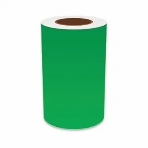 VNM SIGNMAKER VNMGN-3203 Continuous Label Roll, 8 Inch X 150 Ft, Vinyl, Green, Indoor/Outdoor | CU7ZWG 36UT78