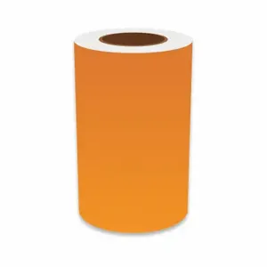 VNM SIGNMAKER VNMON-3203 Continuous Label Roll, 8 Inch X 150 Ft, Vinyl, Orange, Indoor/Outdoor | CU7ZWH 36UU01