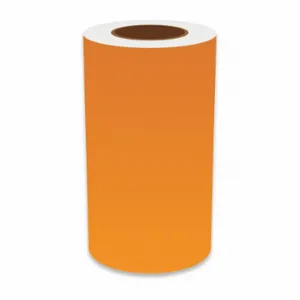 VNM SIGNMAKER VNMON-3228 Continuous Label Roll, 9 Inch X 150 Ft, Vinyl, Orange, Indoor/Outdoor | CU7ZWX 36UU02