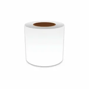 VNM SIGNMAKER VNMWT-3127 Continuous Label Roll, 5 Inch X 150 Ft, Vinyl, White, Indoor/Outdoor | CU7ZUV 36UU48