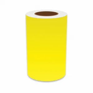 VNM SIGNMAKER VNMYL-3203 Continuous Label Roll, 8 Inch X 150 Ft, Vinyl, Yellow, Indoor/Outdoor | CU7ZWL 36UU61