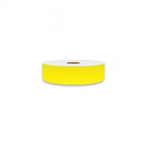 VNM SIGNMAKER VNMYL-3254 Continuous Label Roll, 1 Inch X 150 Ft, Vinyl, Yellow, Indoor/Outdoor | CU7ZPM 36UU63