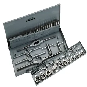 VOLKEL 49201 Tap & Die Set P.V. 2, HSS-G DIN-Standard, M 3 - 20 Size | CM6FYM