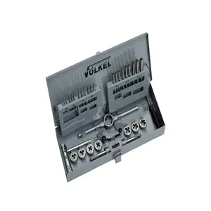 VOLKEL 49581 Tap & Die Set, HSS-G DIN-Standard Conical Form, M 3 - 12 Size | CM6FZG