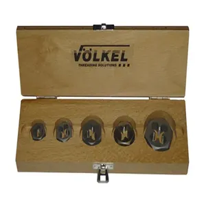 VOLKEL 49530 Tap & Die Set, DIN 382HSS-G, UNC 1/4 - 1/2 Size | CM6FZE