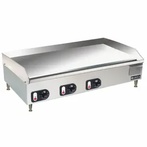 VOLLRATH 40717 Electric Flat Top Griddle, 36 Inch Length, 20 Inch Width, 11 Inch Height | CJ2BMX 4NEC2