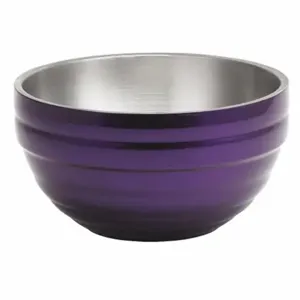 VOLLRATH 4656965 Bowl, 10 3/32 qt Capacity, Purple, Beehive, 13 51/64 Inch Depth | CH9TKW 45RJ80