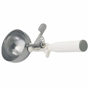 VOLLRATH 47139 Disher, 9 7/8 Inch Length, 3 1/8 Inch Width, Stainless Steel, White | CJ2AHK 4NDX1