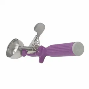 VOLLRATH 47147 Disher, 8 5/16 Inch Length, 1 9/16 Inch Width, Stainless Steel, Orchid, 40 Size | CJ2AHN 4NDX9