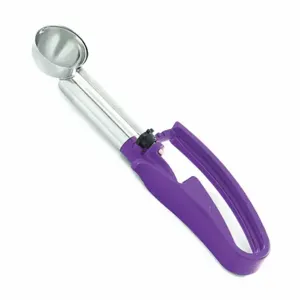 VOLLRATH 47378 Disher, 9 1/4 Inch Length, 1 5/8 Inch Width, Stainless Steel, Orchid | CJ2AHP 45RJ94