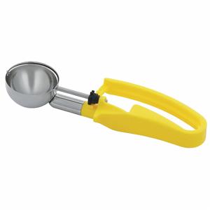 VOLLRATH 47396 Disher, 8 3/4 Inch Length, 2 1/4 Inch Width, Stainless Steel, Yellow | CJ2AHE 44X026