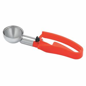 VOLLRATH 47397 Disher, 8 1/2 Inch Length, 2 Inch Width, Stainless Steel, Red | CJ2AHL 44X027