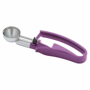 VOLLRATH 47400 Disher, 7 7/8 Inch Length, 1 5/8 Inch Width, Stainless Steel, Orchid | CJ2AHQ 44X030