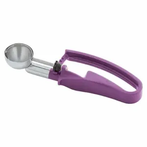 VOLLRATH 47400 Disher, 7 7/8 Inch Length, 1 5/8 Inch Width, Stainless Steel, Orchid | CJ2AHQ 44X030