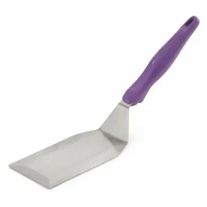 VOLLRATH 4808780 Turner, Solid Blade, SS, 6 Inch Blade Length, 3 19/64 Inch Blade Width, Purple | CJ3RGN 45RJ92