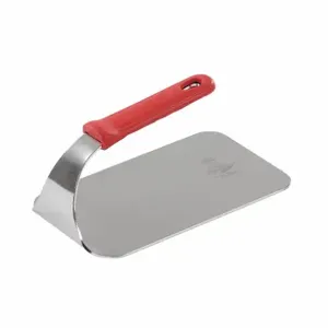 VOLLRATH 50661 Steak Weight, Stainless Steel, 9 Inch Blade Length, 4 3/4 Inch Blade Width, Red | CJ3MZW 44X009