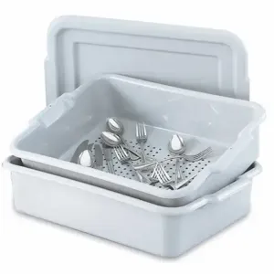 VOLLRATH 52619 Silverware Soak System, 20 Inch Length, 15 Inch Width, 5 Inch Height | CJ3JFH 4NCU8