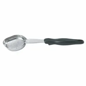 VOLLRATH 6422820 Perforated Spoodle, 14 3/4 Inch Length, 4 1/4 Inch Width, Stainless Steel, Black | CJ2ZPN 4RYP8