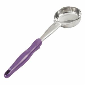 VOLLRATH 6433480 Spoon, 13 5/16 Inch Length, 3 1/4 Inch Width, Stainless Steel, Purple | CJ3MKZ 45RJ85