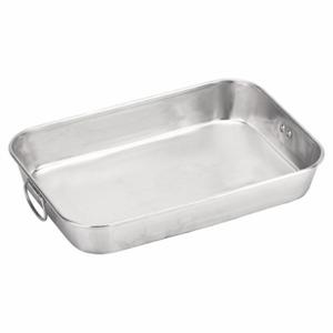 VOLLRATH 68080 Bake And Roast Pan, Aluminum, 17 5/8 x 11 3/4 x 2 3/8 Inch Size, 7 1/2 qt. | CH9QBW 6PVK2