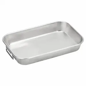 VOLLRATH 68250 Bake And Roast Pan, With Handles, 10 7/8 x 15 7/8 x 2 1/4 Inch Size | CH9QCD 6PVJ2