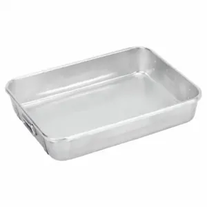 VOLLRATH 68361 Roasting Pan Top, Aluminum, Chrome Plated Steel Straps, 24 x 18 x 4 3/4 Inch Size | CJ3EPU 6PVJ7