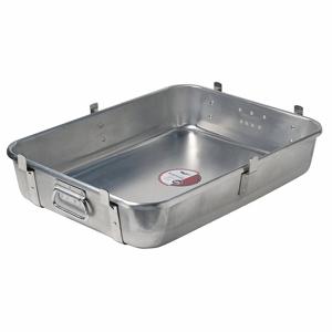VOLLRATH 68362 Roasting Pan Bottom, Aluminum, With Chrome Plated Steel Strap, 29 1/2 qt. | CJ3EPR 6PVJ3