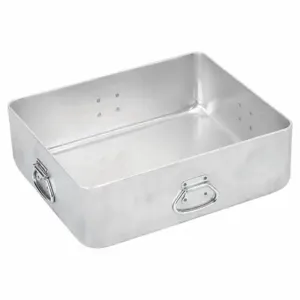 VOLLRATH 68391 Roaster Pan, Aluminum, 20 7/8 Inch Width, 17 3/8 Inch Length, 7 Inch Depth, 42 qt. | CJ3EPP 6PVJ1