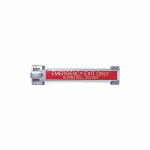 VON DUPRIN 2670 3FT US28 Rim Exit Device With Alarm, 36 Inch To 48 Inch Size, Non-Handed, Aluminum | CU8AJE 457D58