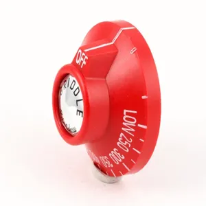 VULCAN HART 00-417576-00002 Knob, Low, 500 Deg F, Red, 3.4 x 4.5 x 2.1 Inch Size | AP3YNP