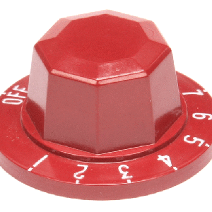 VULCAN HART 00-418061-00003 Knob, Red, 2.6 x 5.15 x 1.75 Inch Size | AP3YVD