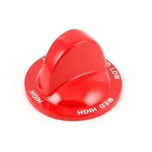 VULCAN HART 00-421254-00001 Knob, Heat Switch, Red, 3.2 x 3.55 x 1.2 Inch Size | AP3ZLH