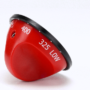 VULCAN HART 00-428617-00001 Knob, Oven, Red, Low 550 Deg F, 3.3 x 4 x 2.15 Inch Size | AP4BDA