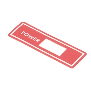 VULCAN HART 00-428906-00001 Overlay, Power, 2.3 x 4.5 x 0.55 Inch Size | AP4BFP