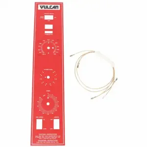 VULCAN HART 00-428968-00001 Overlay Control Panel, 8.25 x 28.88 x 0.25 Inch Size | AP4BGA