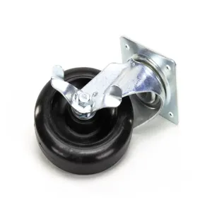 VULCAN HART 00-497001-00002 Swivel Caster With Brake, 6.3 x 6.5 x 4.25 Inch Size | AP4GNE