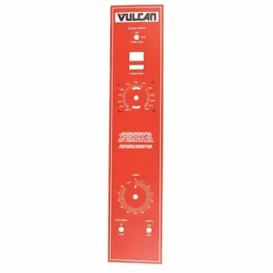 VULCAN HART 00-497280-00001 Control Panel Overlay With 1 Hour Timer, 8 x 28.3 x 0.5 Inch Size | AP4GQG