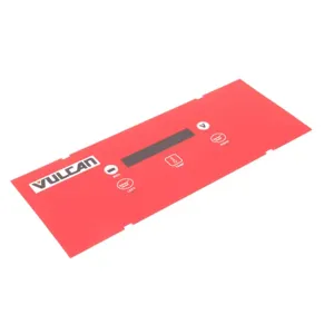 VULCAN HART 00-497421-00001 Overlay Control Panel, 6.5 x 15.55 x 0.85 Inch Size | AP4GRJ