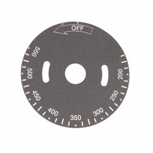 VULCAN HART 00-498037-0000A Dial Plate, 550 Deg F, Griddle Thermostat, 3.45 x 4.7 0.4 Inch Size | AP4GVW