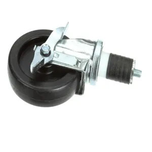 VULCAN HART 00-498676 Swivel Caster With Brake, Stem, 5 Inch Size, 5.05 x 8.75 x 3.45 Inch Size | AP4GZF