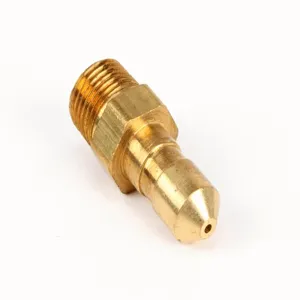 VULCAN HART 00-712039-00057 Orifice, Male Thread, Brass, 0.5 x 1.05 x 0.4 Inch Size | AP4JUP