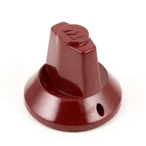 VULCAN HART 00-719259-00002 Knob With Set Screw, Red, 4 x 4.8 1.9 Inch Size | AP4KFH