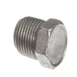 VULCAN HART 00-719370 Hex Head Plug, 1/8 Inch Size, Steel, 0.4 x 0.6 x 0.35 Inch Size | AP4KGD