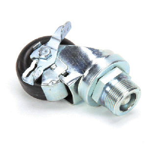 VULCAN HART 00-719864 Caster With Brake, 1-1/4 Inch Size, 3.75 x 6.5 x 3.4 Inch Size | AP4KHN