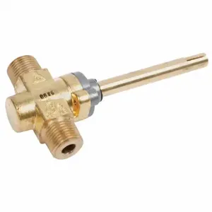 VULCAN HART 00-719971 Gas Shut Off Valve, Brass, 2.25 x 4.55 x 1.3 Inch Size | AP4KKG