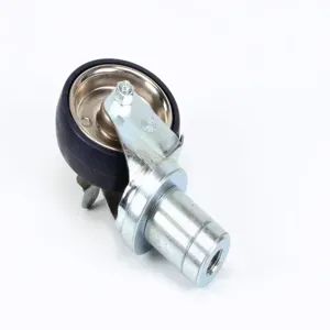 VULCAN HART 00-819077 Swivel Caster With Brake, 4.6 x 7.95 x 3.35 Inch Size | AP4NBU