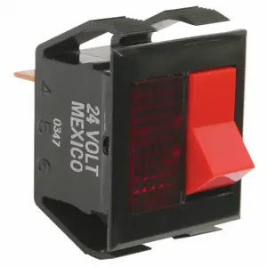 VULCAN HART 00-821079 Rocker Switch, Spst, 24V, 1.4 x 1.4 x 1.15 Inch Size | AP4NEZ