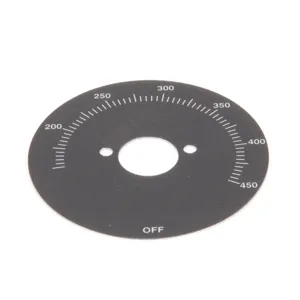 VULCAN HART 00-824321 Dial Plate, 150 - 450 Deg F, 3.4 x 3.4 x 0.1 Inch Size | AP4NHN