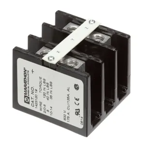 VULCAN HART 00-825126-00040 Terminal Block, 2.7 x 2.8 x 1.95 Inch Size | AP4NJY