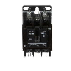 VULCAN HART 00-840115 Contactor, 3 Pole, 25A, 3.3 x 4 x 2.55 Inch Size | AP4NXF